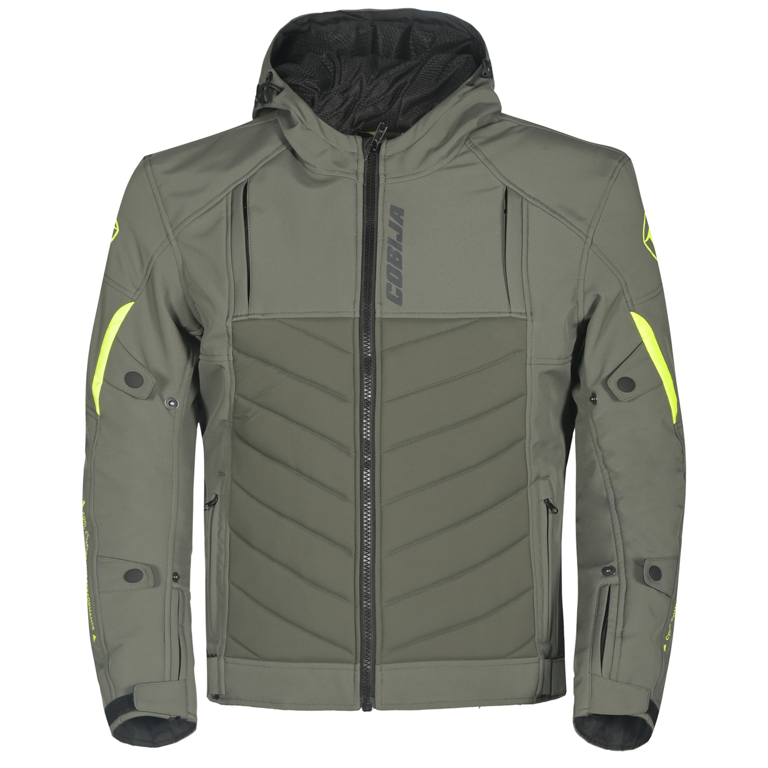 Cobija Tundra Shield Sage Green Hybrid Riding Hoodie