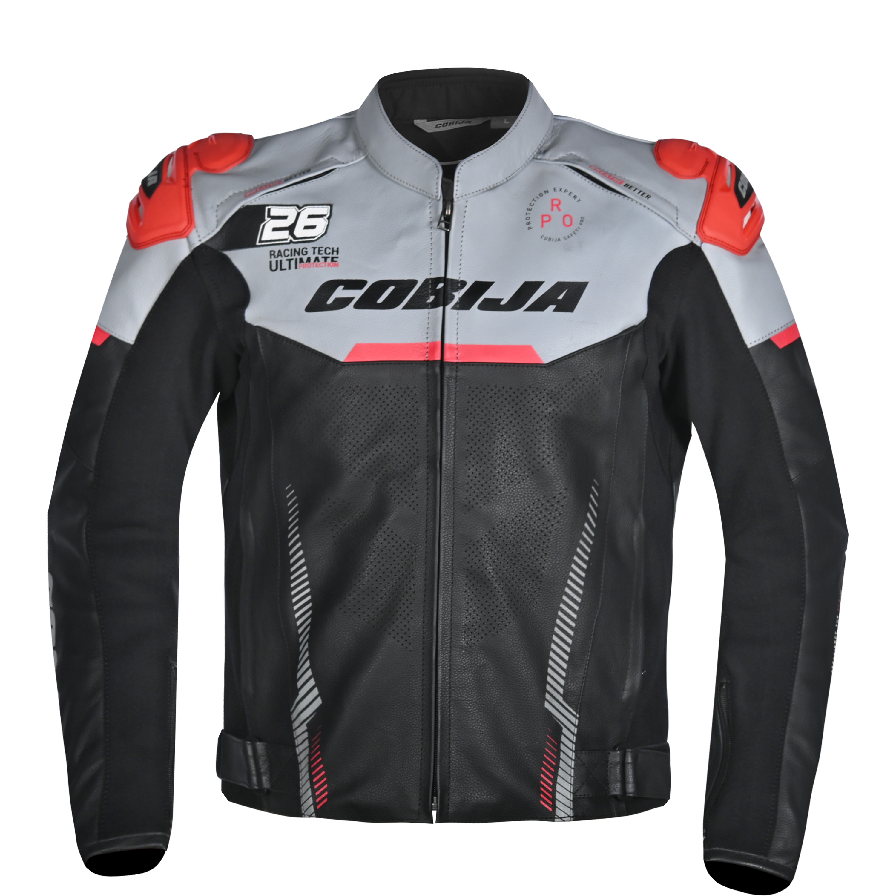 Cobija Air Max Leather Motorcycle Jacket