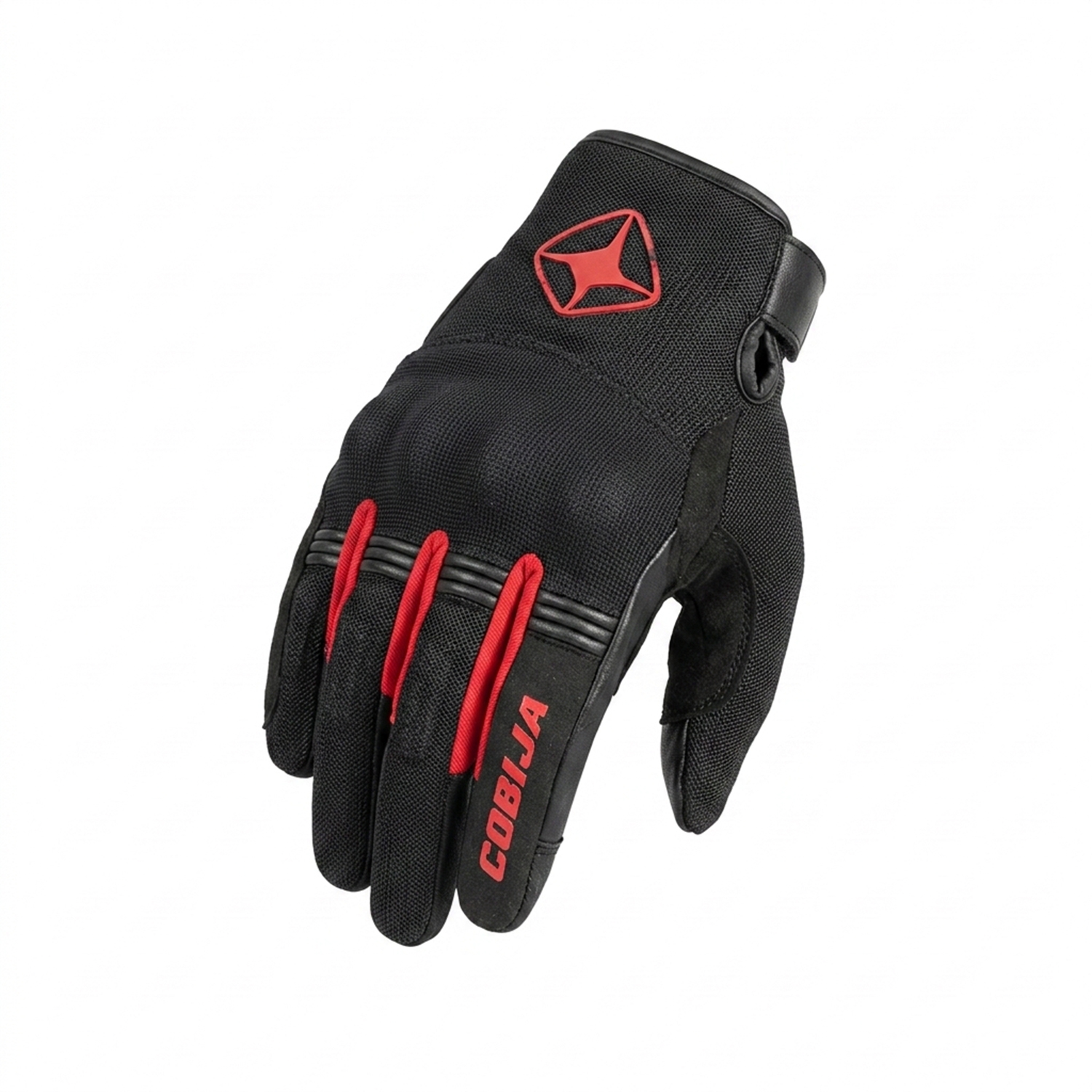 Cobija Stealth Air Mesh & Crimson Riding Gloves