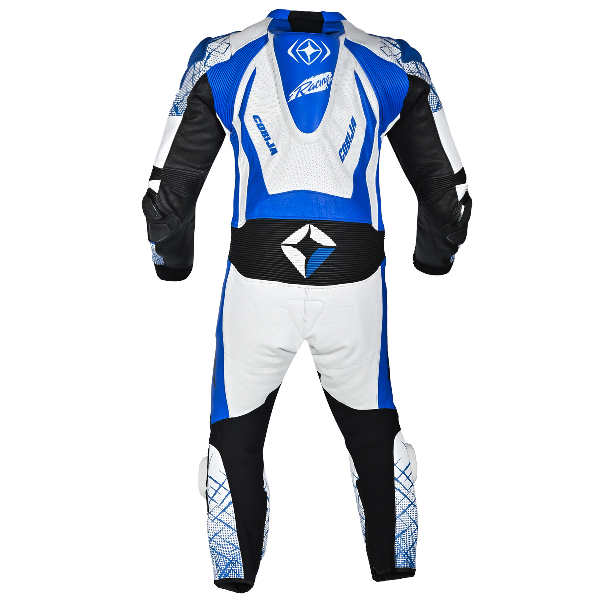 Cobija Circuit Blue 1-Piece Leather Racing Suit image 2