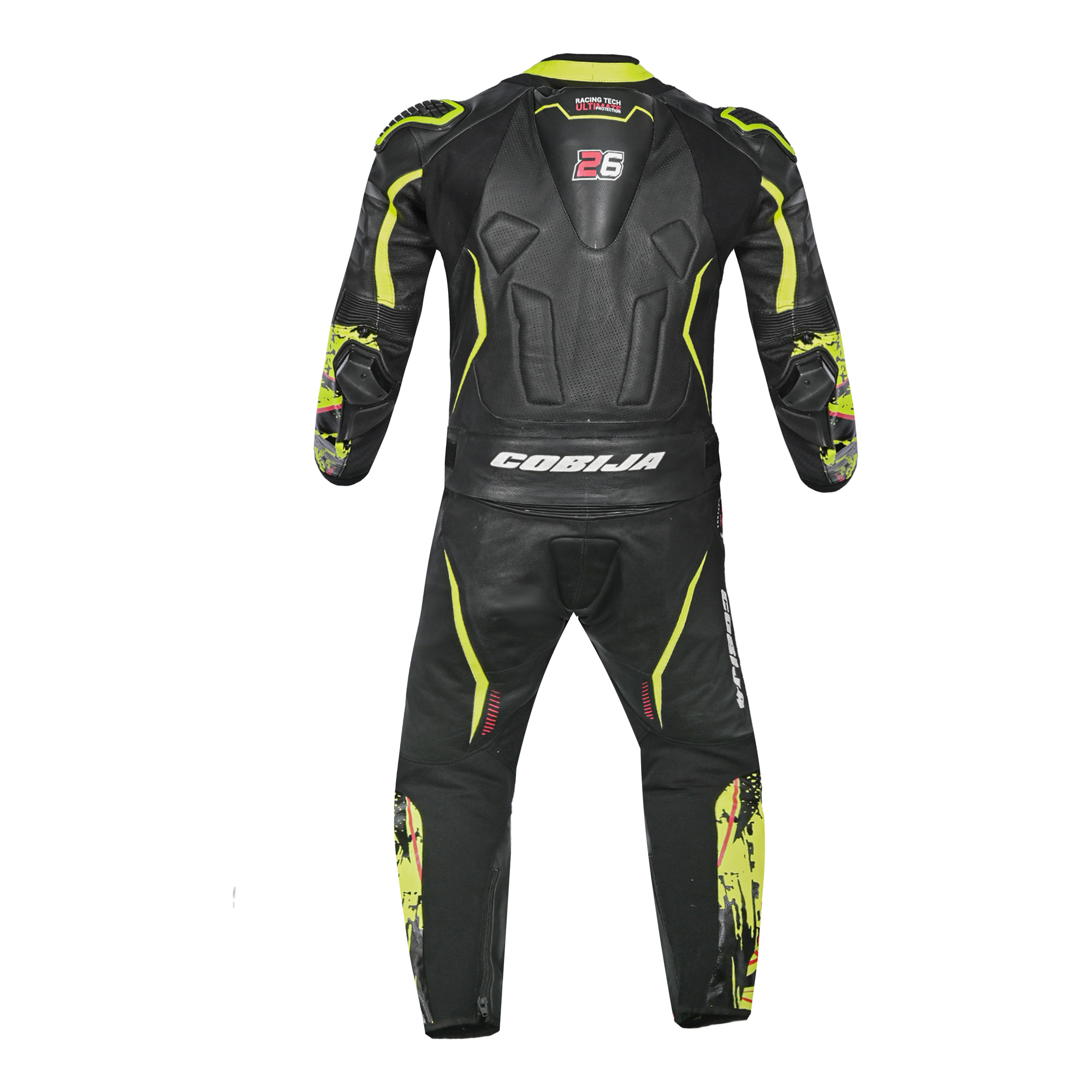 Cobija Neon Apex Leather Racing Suit image 2