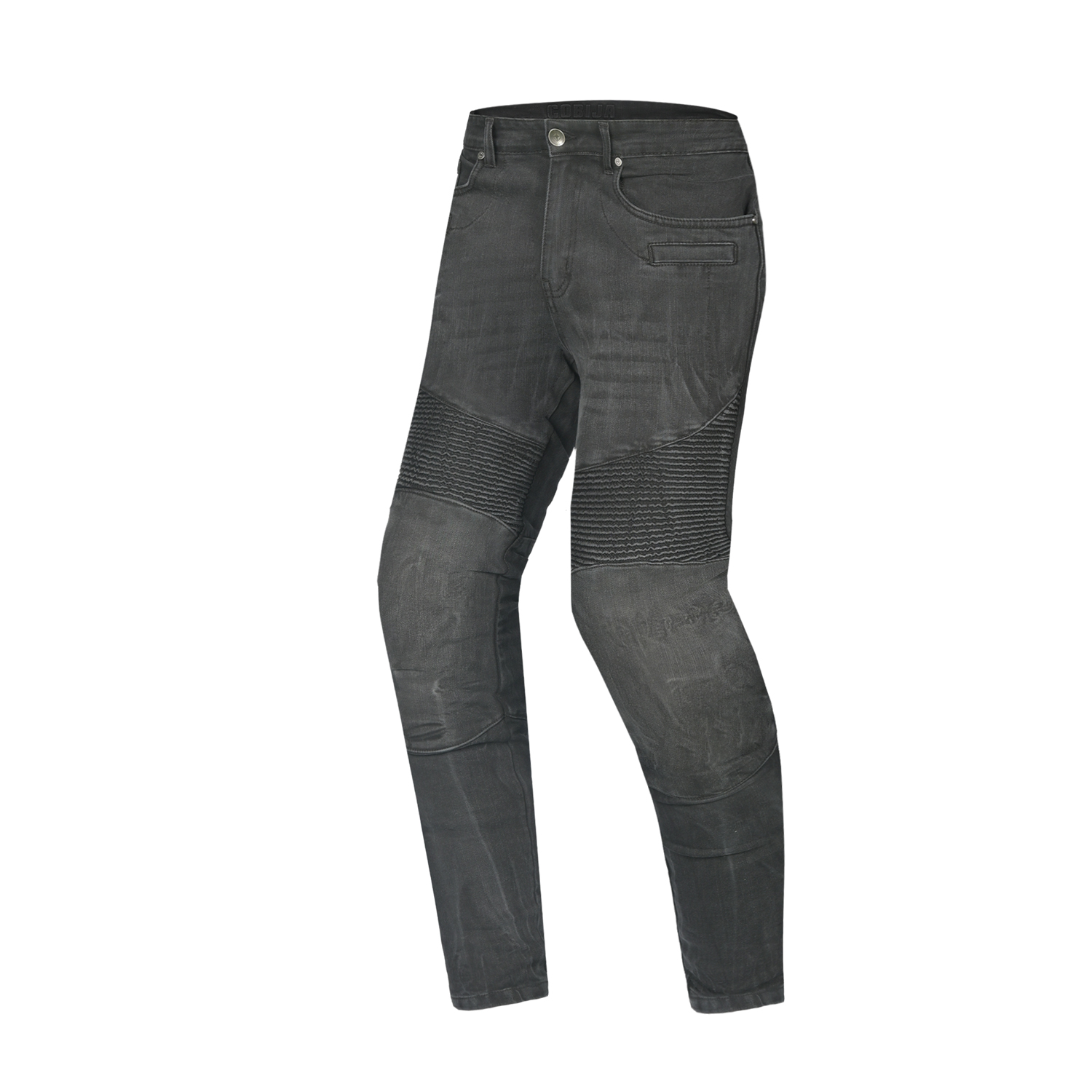 Cobija Agnox Washed Black Motorcycle Riding Jeans image 3