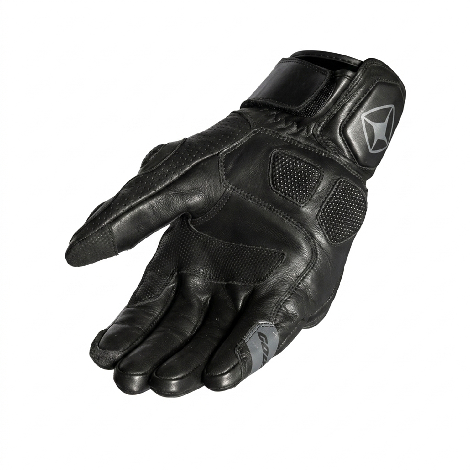 Cobija Carbon Pro Perforated Leather Riding Gloves image 2