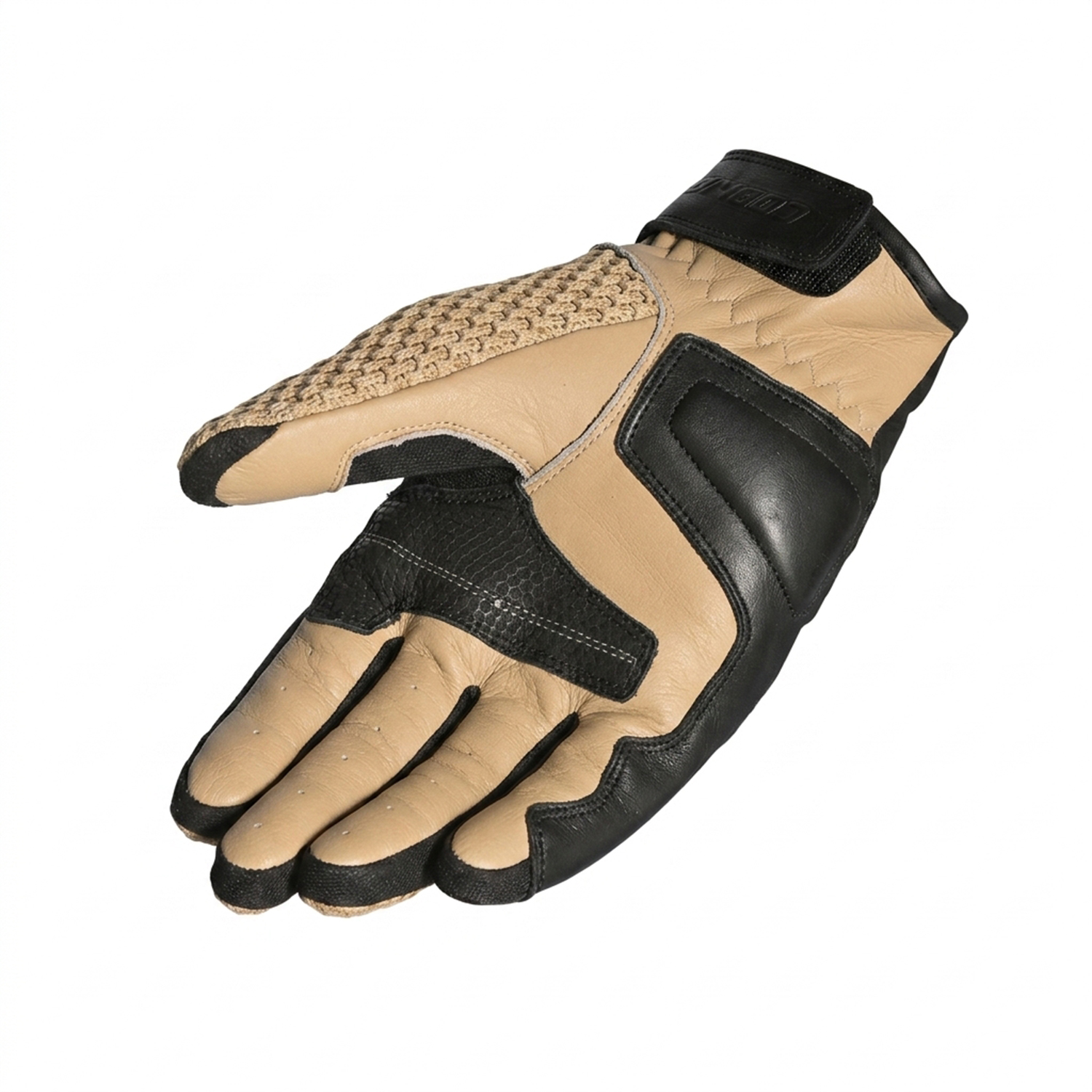 Cobija Mojave 3D Air Mesh & Tan Leather Riding Gloves image 2