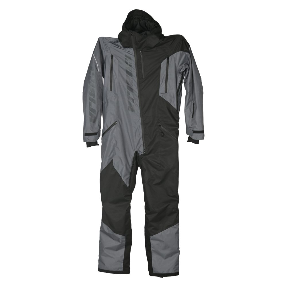 Long Grey & Black Rain Suit